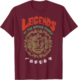 Legends of the Hidden Temple Vintage Poster T-Shirt - T-Shirt | Maroon