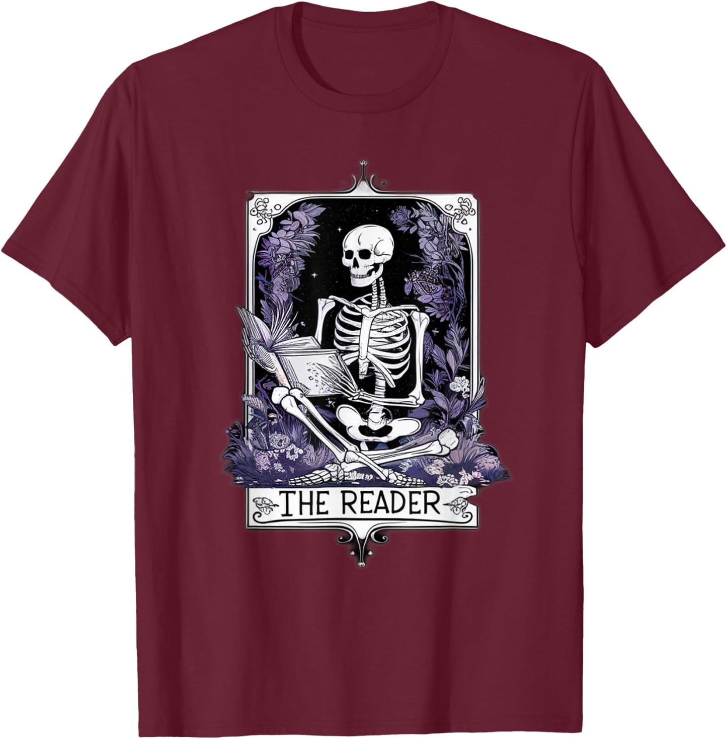 The Reader Tarot Card Reading Humor T-Shirt - T-Shirt | Maroon