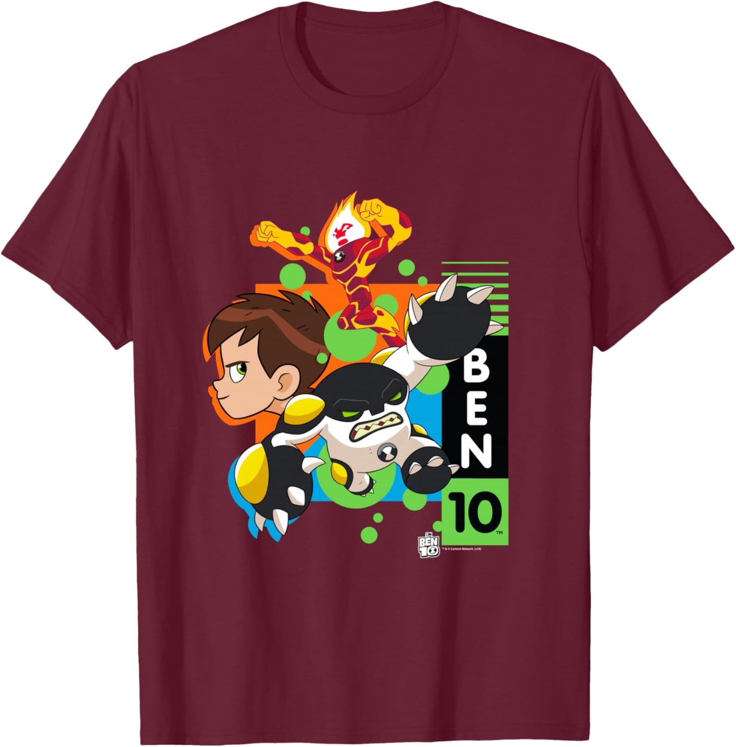 Ben 10 The Vibe T-Shirt - T-Shirt | Maroon