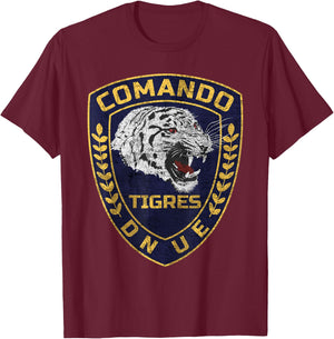 TIGRES Honduran Police Special Force Honduras Army SWAT T-Shirt - T-Shirt | Maroon