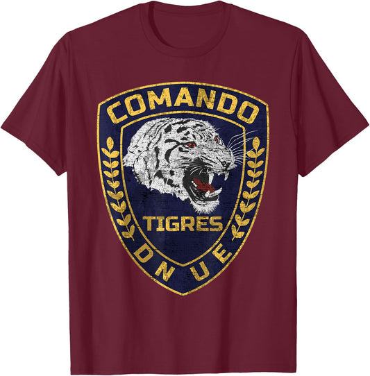 TIGRES Honduran Police Special Force Honduras Army SWAT T-Shirt - T-Shirt | Maroon