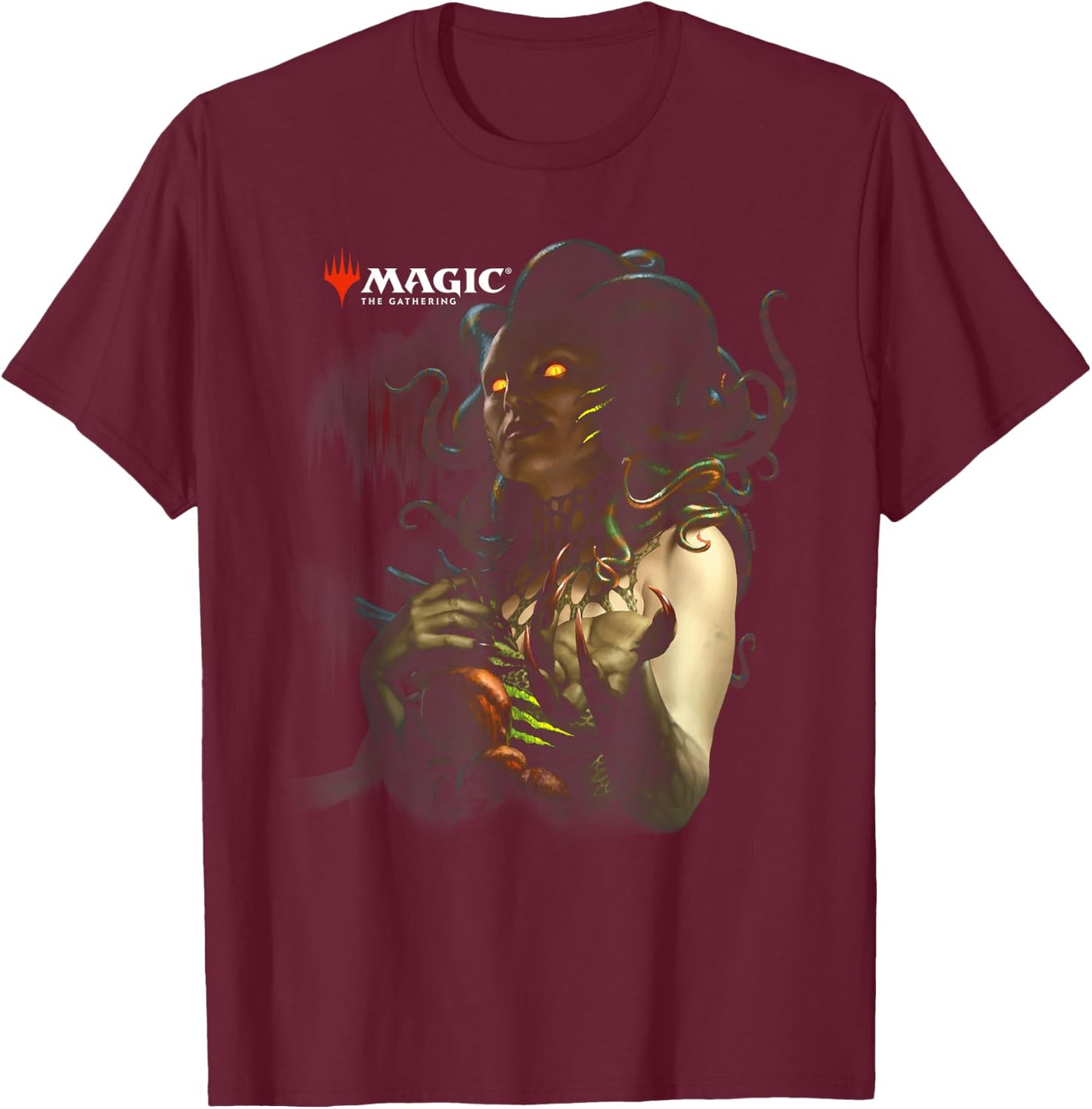 Magic: The Gathering Queen of the Golgari Swarm T-Shirt - T-Shirt | Maroon