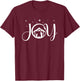 Christians Christmas Joys Jesus Nativity Scene Faith T-Shirt - T-Shirt | Maroon