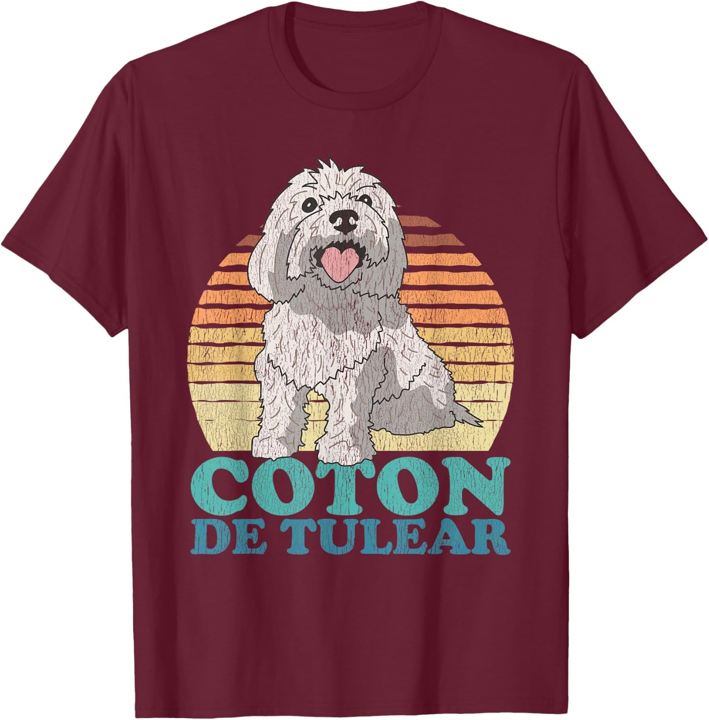 Coton de Tulear | Dog Owner Coton de Tulear T-Shirt - T-Shirt | Maroon