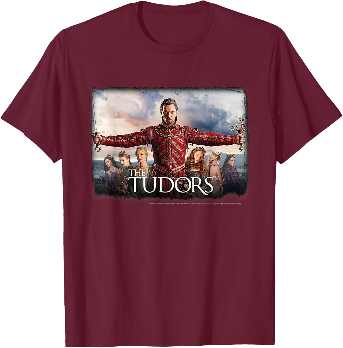 The Tudors The Final Seduction T-Shirt - T-Shirt | Maroon