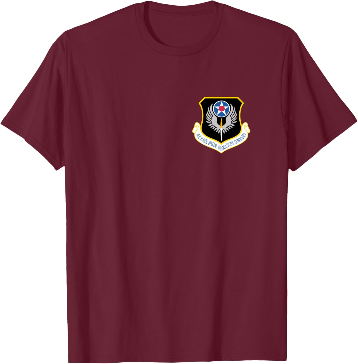 Air Force Special Operations Command AFSOC Military Veteran T-Shirt - T-Shirt | Maroon