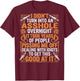 Mechanic I Didn't Turn Into an Asshole Overnight Gearheads T-Shirt - T-Shirt | Maroon