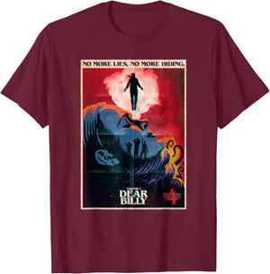 Stranger Things 4 Chapter 4: Dear Billy Max Poster T-Shirt - T-Shirt | Maroon