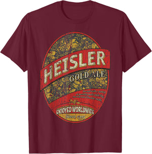Heisler Gold Ale Beer 1995 T-Shirt - T-Shirt | Maroon