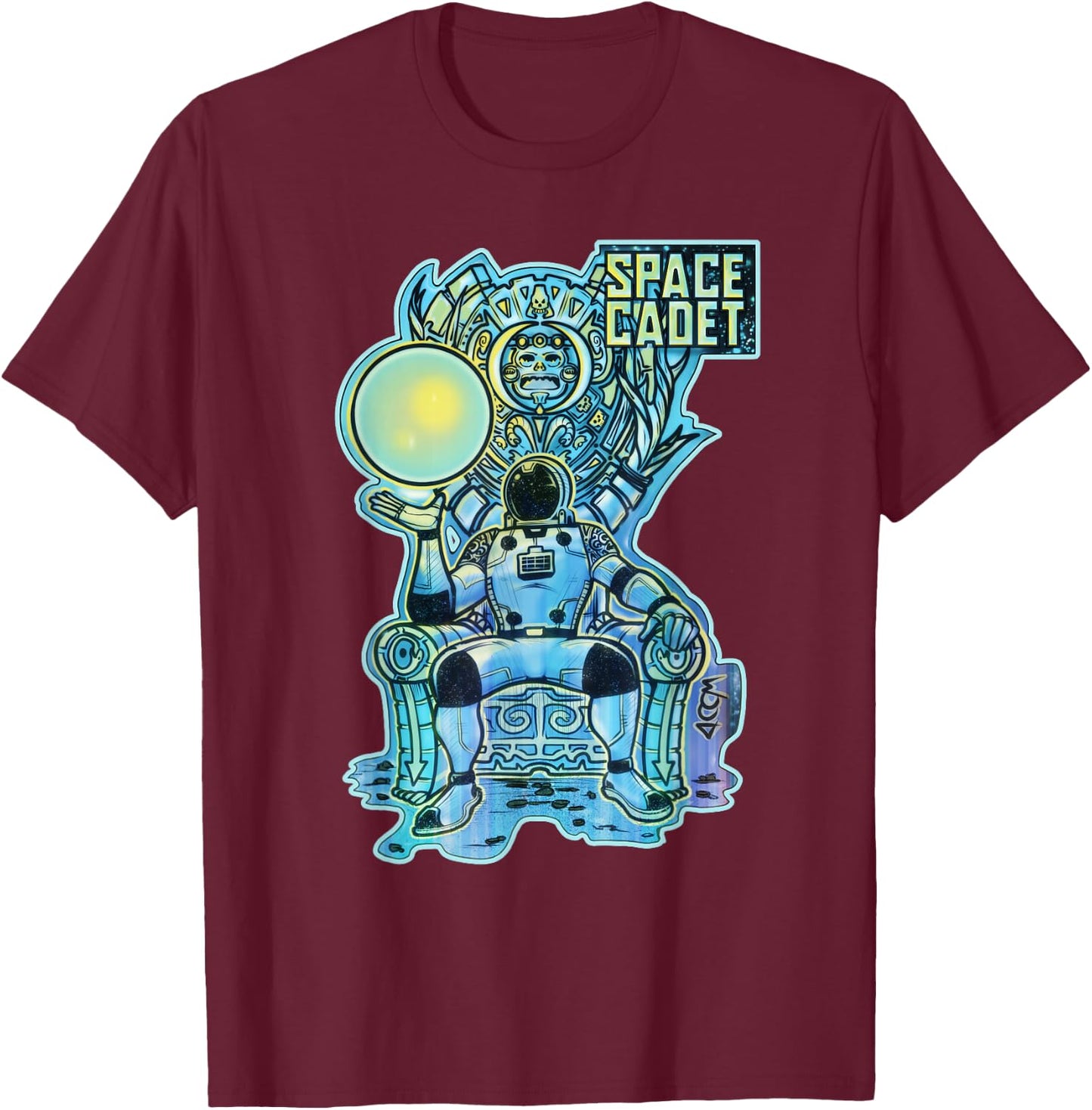 The Space Cadet T-Shirt - T-Shirt | Maroon