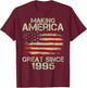 Making America Great Since 1995 Vintage Gifts 25th Birthday T-Shirt - T-Shirt | Maroon