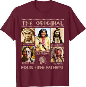 The Original Founding Fathers T-Shirt - T-Shirt | Maroon