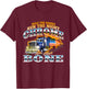 Chrome To The Bone - Semi Truck Driver Trucking Trucker T-Shirt - T-Shirt | Maroon