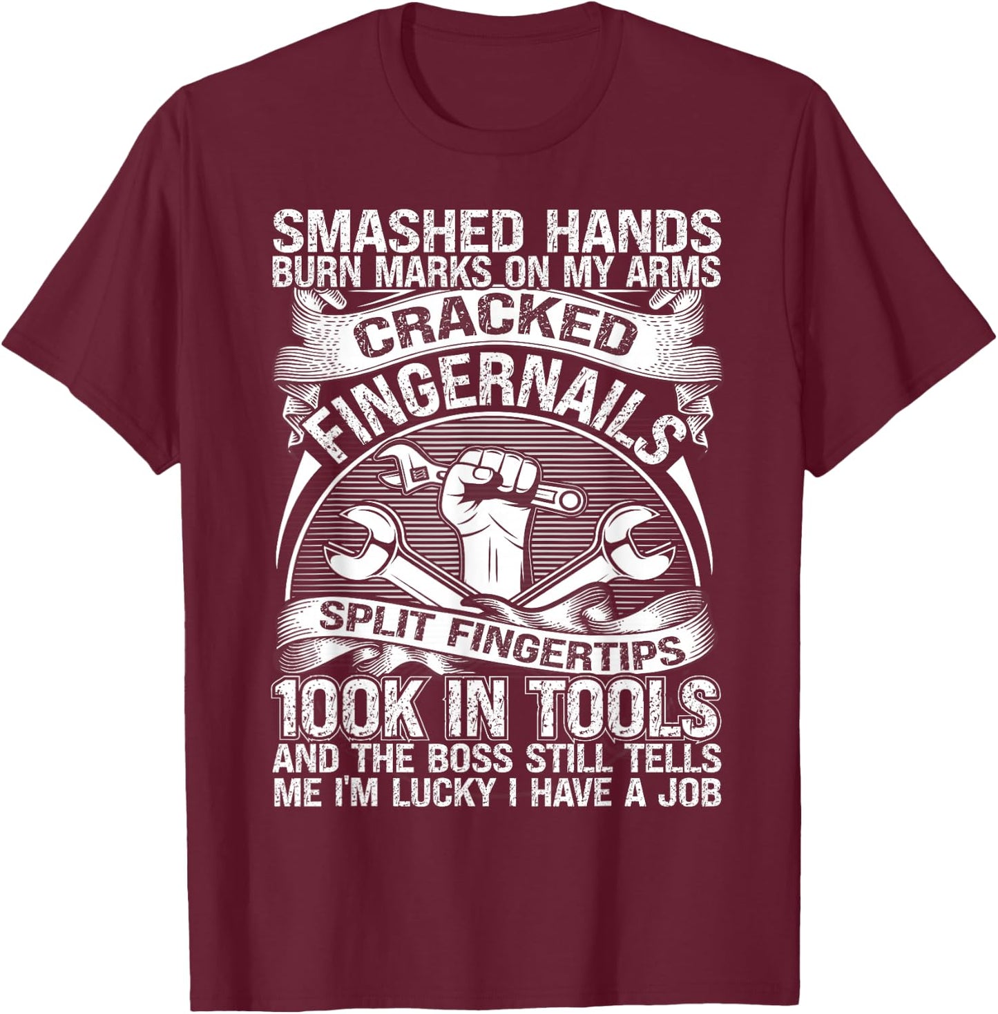 Mechanic Car Guy Car Tuning Garage T-Shirt - T-Shirt | Maroon
