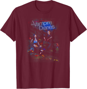 Vampire Diaries Tempted T-Shirt - T-Shirt | Maroon