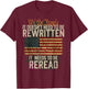 It Doesn't Need to be Rewritten Constitution We The People Small T-Shirt - T-Shirt | Maroon