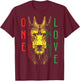 One Love Rasta Lion Jamaican Pride Reggae African T-Shirt - T-Shirt | Maroon