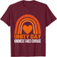 Unity Day Shirt Orange Kindness Takes Courage Unity Day Kids T-Shirt - T-Shirt | Maroon