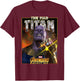 Marvel Infinity War Thanos Mad Titan Bling Graphic T-Shirt - T-Shirt | Maroon