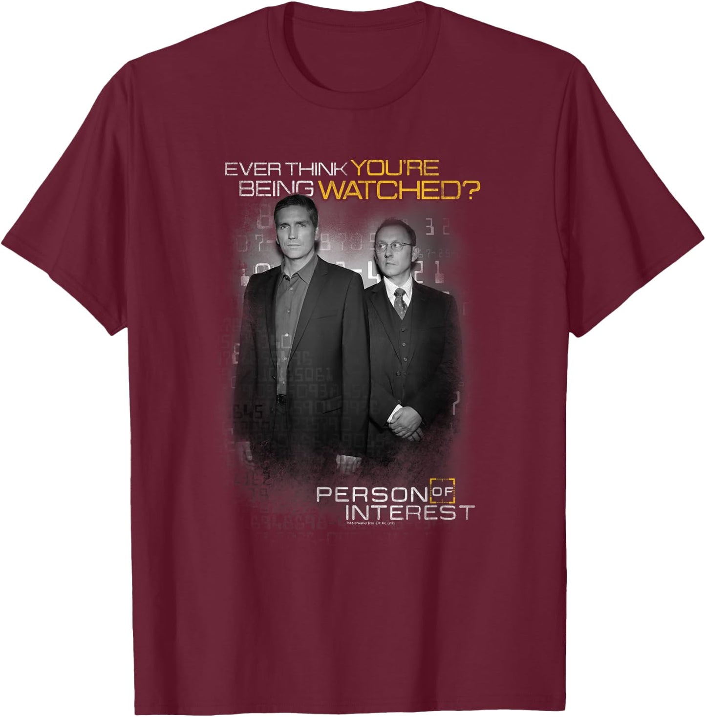 Person of Interest Watched T-Shirt - T-Shirt | Maroon