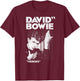 David Bowie - Bold Heroes T-Shirt - T-Shirt | Maroon