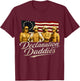Declaration Daddies Funny 1776 America Patriotic July 4th T-Shirt - T-Shirt | Maroon