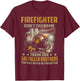 Firefighter don't thank me thank our 343 fallen brothers T-Shirt - T-Shirt | Maroon