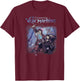 The Legend of Vox Machina Vex and Vax Forest Scene T-Shirt - T-Shirt | Maroon