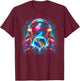 Astronaut Planets Astronaut Science Space T-Shirt - T-Shirt | Maroon