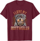 I Love My Rottweiler T-Shirt - T-Shirt | Maroon