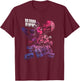 No Dogs In Space Funny Women T-Shirt - T-Shirt | Maroon