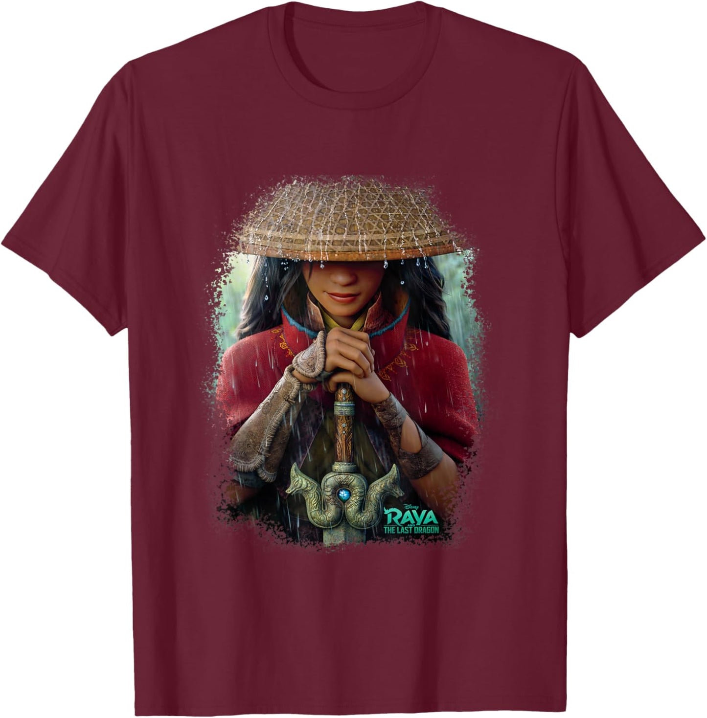 Disney Raya and the Last Dragon Warrior T-Shirt - T-Shirt | Maroon