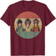 Three Wise Monkeys T-Shirt - T-Shirt | Maroon