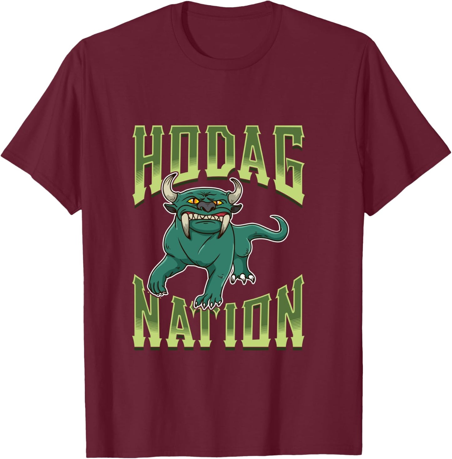 Hodag Shirt Hodag T shirt T-Shirt - T-Shirt | Maroon
