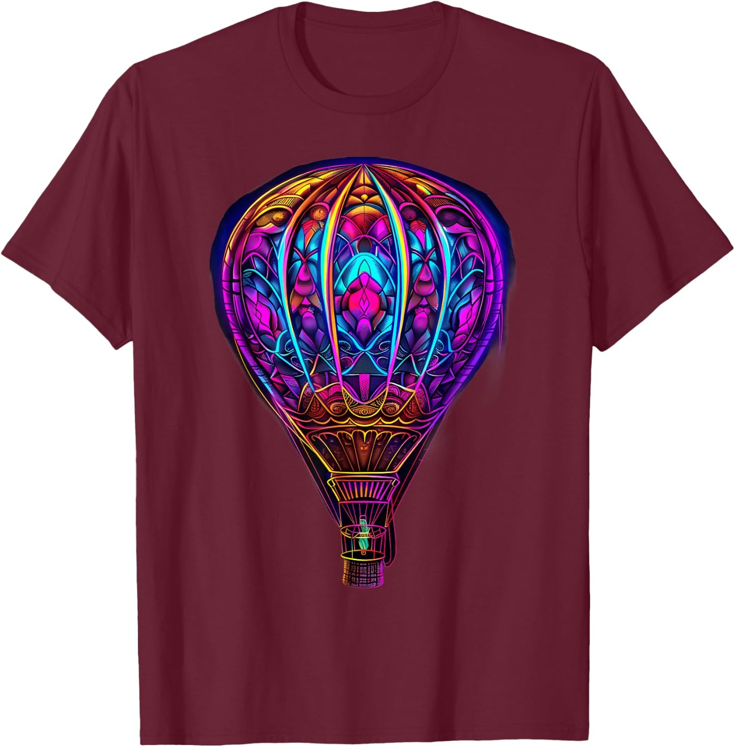 Hot Air Balloon Ride Festival Hot Air Ballooning T-Shirt - T-Shirt | Maroon