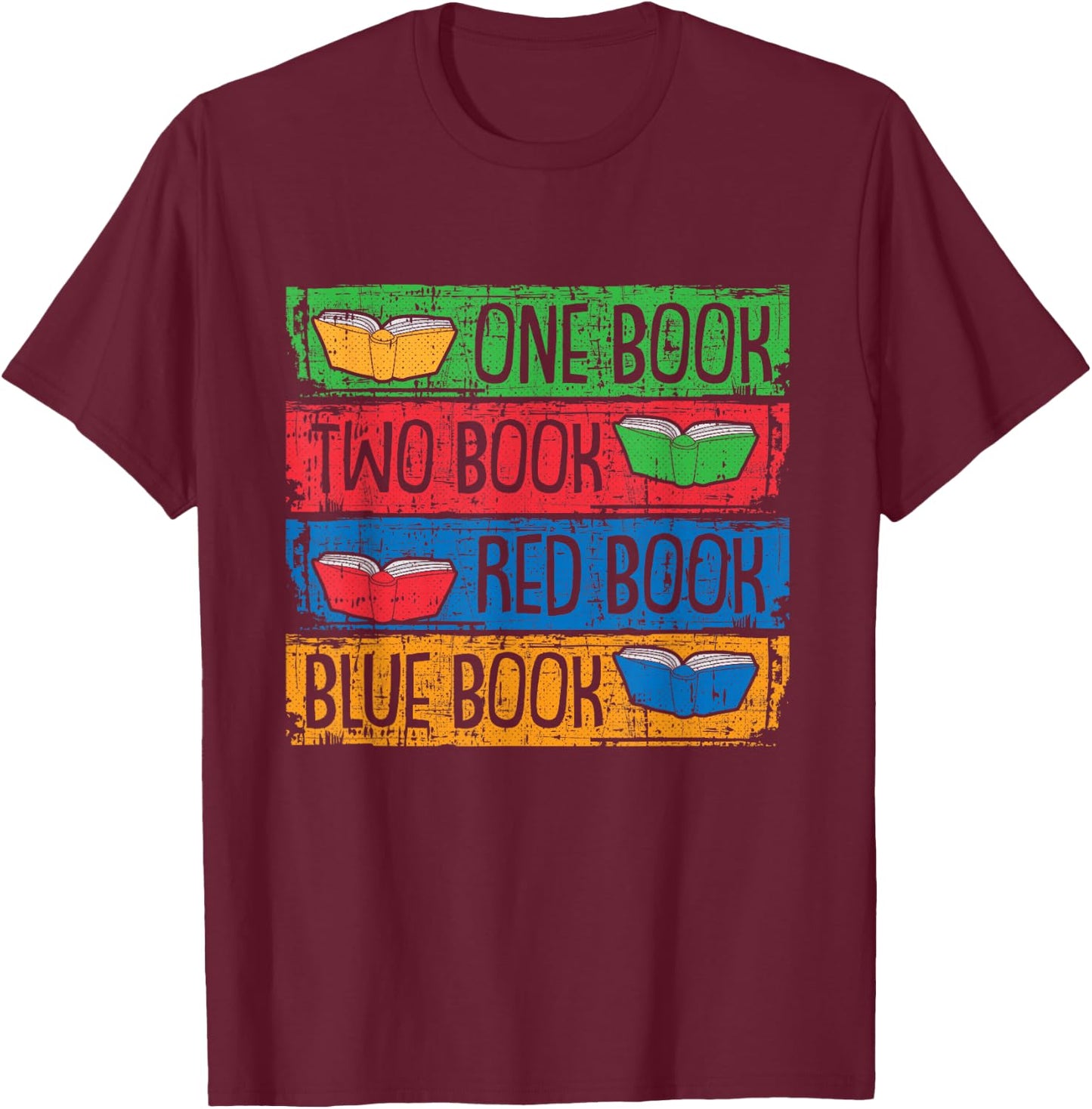 Book Lover Reading Book-Worm Bibliophiles Nerds Librarians T-Shirt - T-Shirt | Maroon