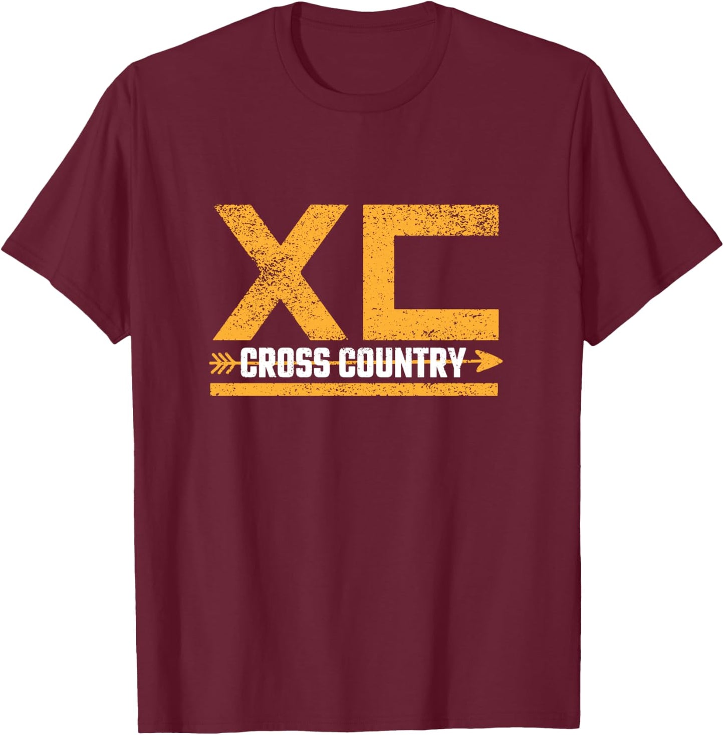 Cross Country Running T-Shirt - T-Shirt | Maroon
