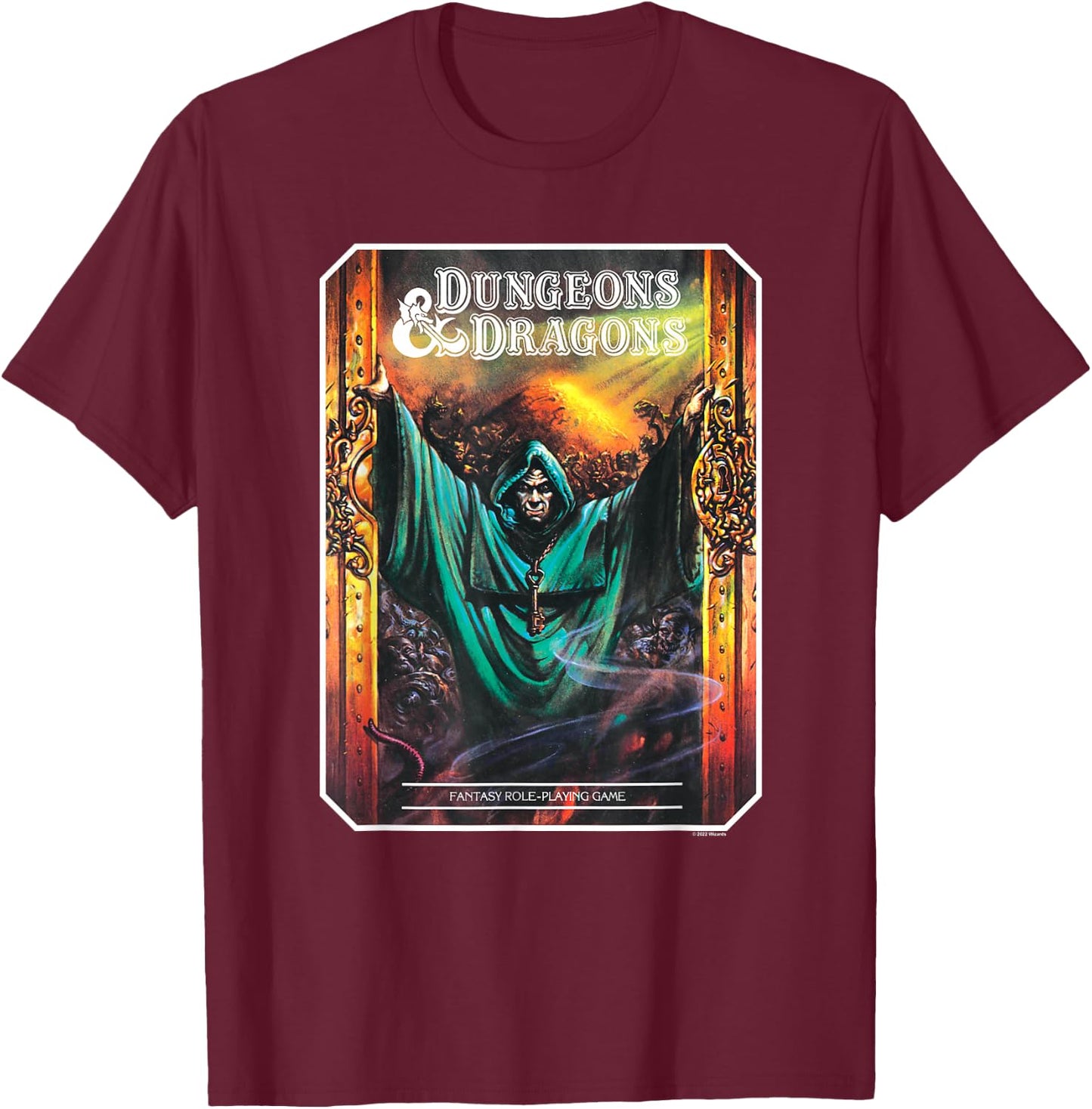 Dungeons & Dragons Vintage Dungeon Master's Guide T-Shirt - T-Shirt | Maroon