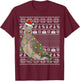 Mourning Dove Bird Lover Santa Ugly Mourning Dove Christmas T-Shirt - T-Shirt | Maroon