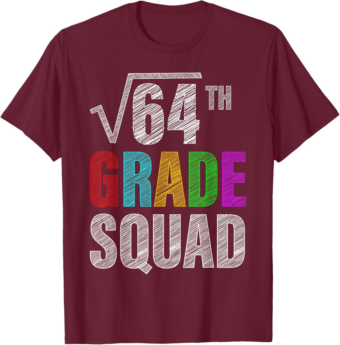 8th Grade Squad | Math Teachers Students Back To School Women Kids T-Shirt - T-Shirt | Maroon