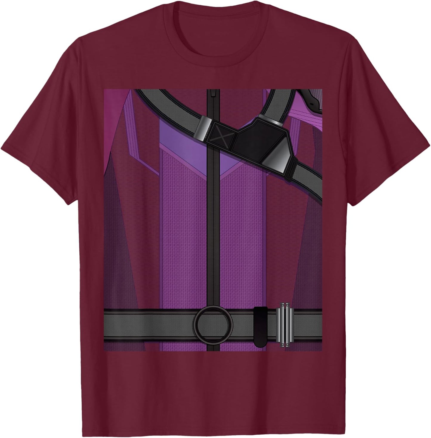 Marvel Hawkeye Kate Bishop Costume T-Shirt - T-Shirt | Maroon