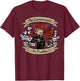 Marvel Black Widow No Superpowers No Problem Portrait T-Shirt - T-Shirt | Maroon