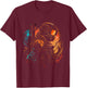 Astronaut Space Solar System Planets Astronaut T-Shirt - T-Shirt | Maroon
