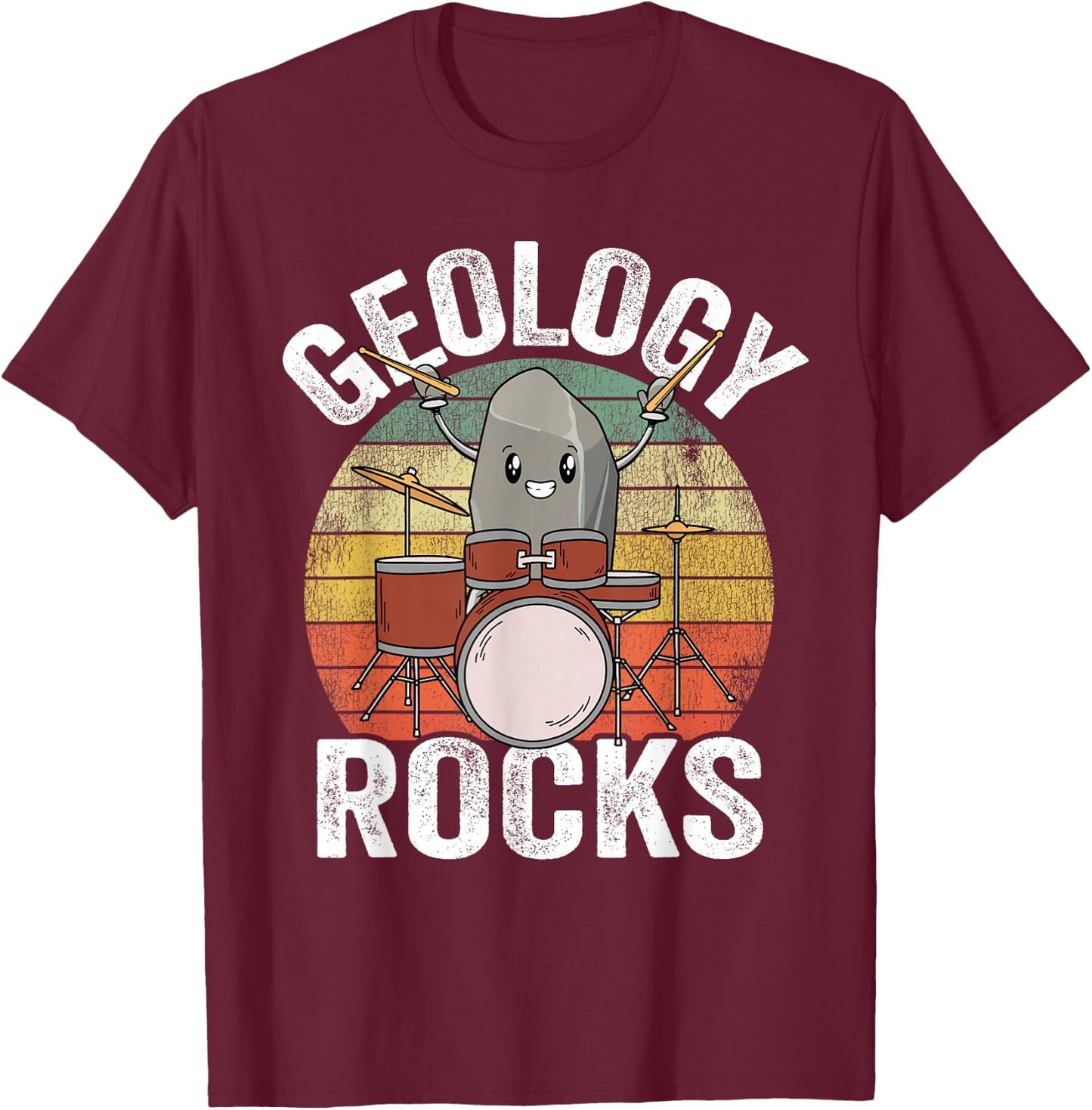Rock Mineral Collector Rockhound Geologist Geology Rocks T-Shirt - T-Shirt | Maroon
