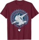 Hammerhead Shark Tooth Necklace Polynesian Tribal Tattoo T-Shirt - T-Shirt | Maroon
