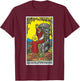 Queen Of Pentacles Tarot Card Occult Belief Divination Magic T-Shirt - T-Shirt | Maroon