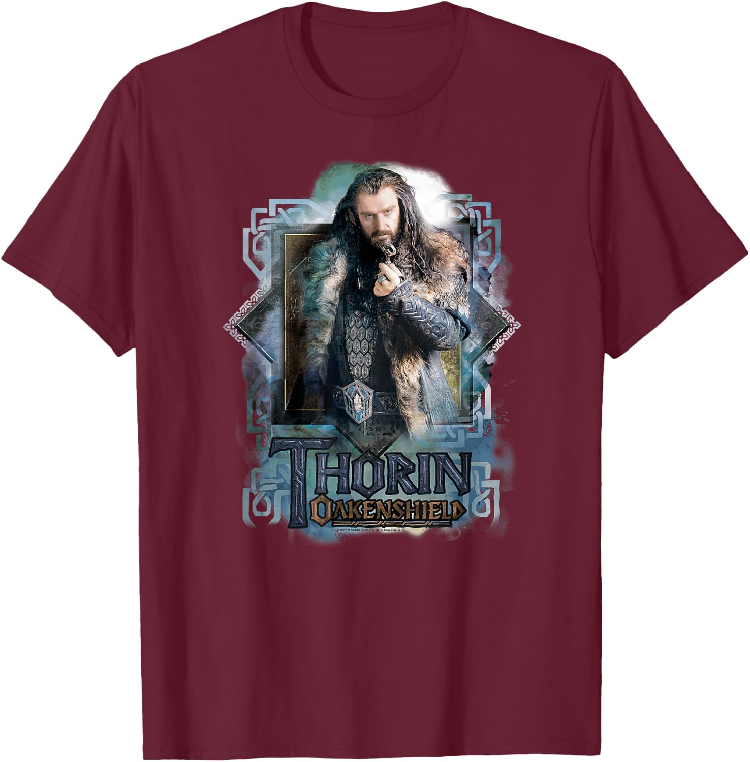 Hobbit Thorin Oakenshield Key T-Shirt - T-Shirt | Maroon
