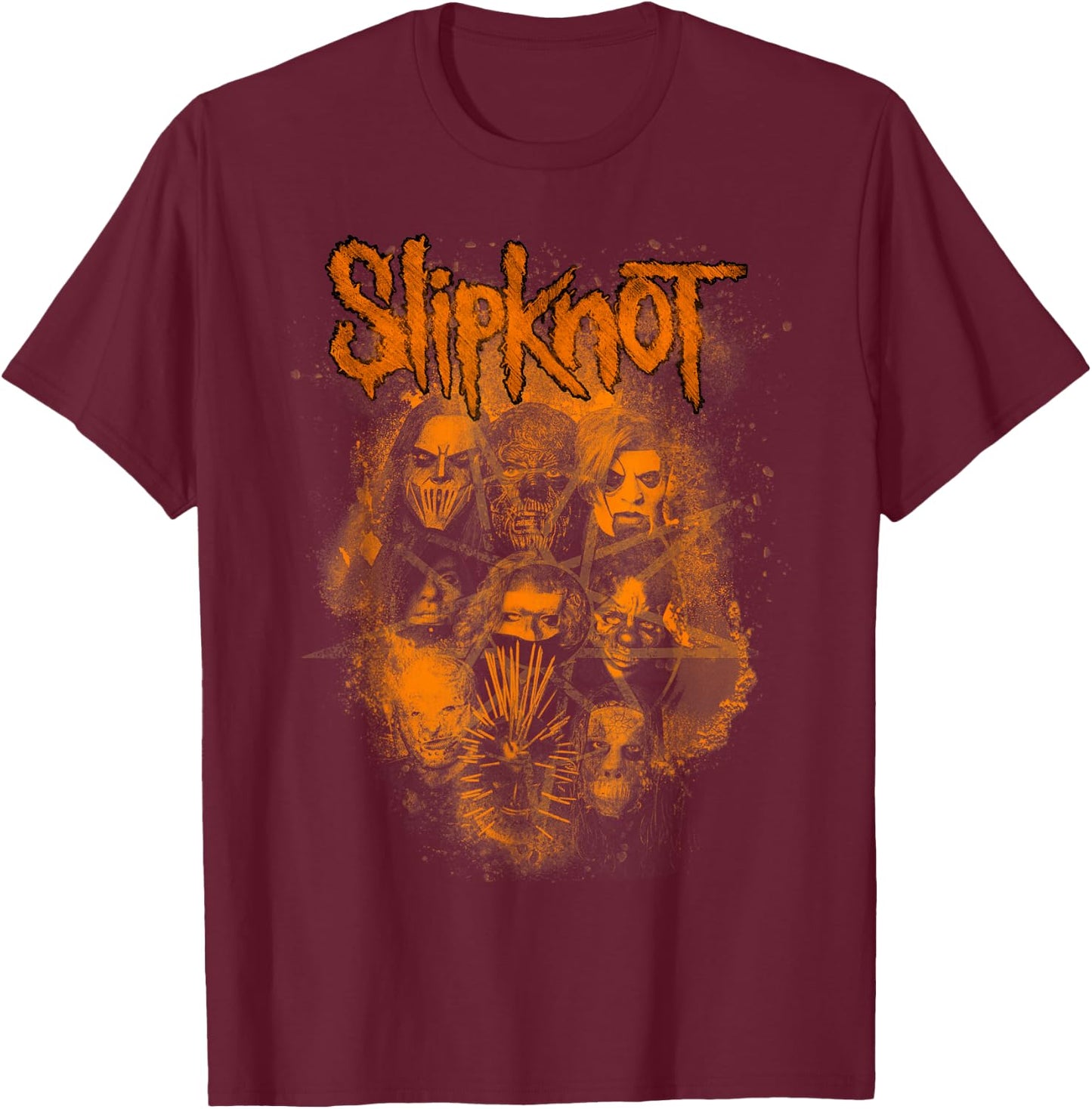 Slipknot Official We are Not Your Kind Orange Small T-Shirt - T-Shirt | Maroon