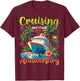 Couple Matching Cruising Into Our 12th Anniversary Cruise T-Shirt - T-Shirt | Maroon