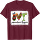 Peace Love Margarita Shirt Feelin' Salty Margarita Drinking T-Shirt - T-Shirt | Maroon